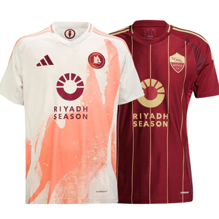 Novo 24/25 AS-Roma Away Home Futebol