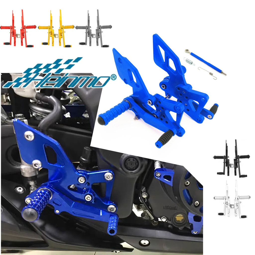 Para YAMAHA YZF R3 MT-03 R25-25 2015-2024 CNC Rearset Apoio Os Pés Pedais Ajustáveis