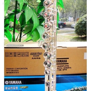 YAMAHA YFL-211SL Portable Flauta C-Key 16 Buraco Fechado/17 Instrumento Aberto Com Banho De Prata