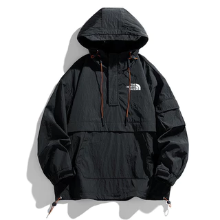 D7QE Overseas Casaco Homem Windproof Water Hood Funções Tamanho solto Plus