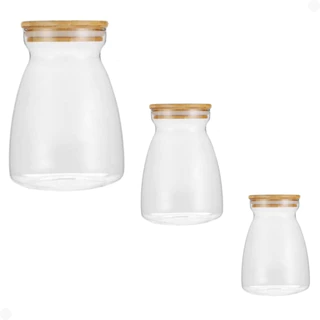 Kit YOSS  3 POTES DE VIDRO HERMETICO - VD9969 + VD9999 + VD9968
