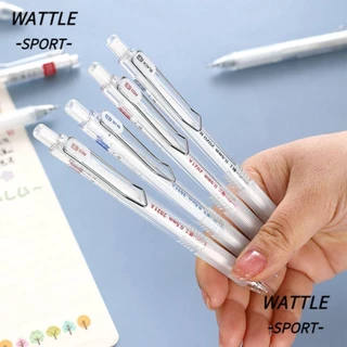 Caneta Neutra WATTLE , De Gel De Secagem Rápida Com Tinta Preta/Vermelha/Azul Transparente De Assinatura Ponta ST De 0.5 Mm , Escritório Escolar