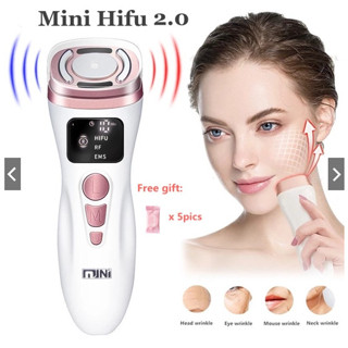 Mini Máquina De Ultrassom Hifu 2.0 RF Facial EMS Instrumento