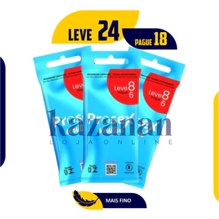 Kit Leve 24 Pague 18 Preservativo Camisinha Prosex Premium Sensitive Extra Fino (3x8)