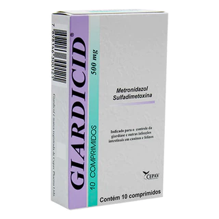 Giardicid 500mg Cepav 10 Comprimidos em Oferta na Shopee