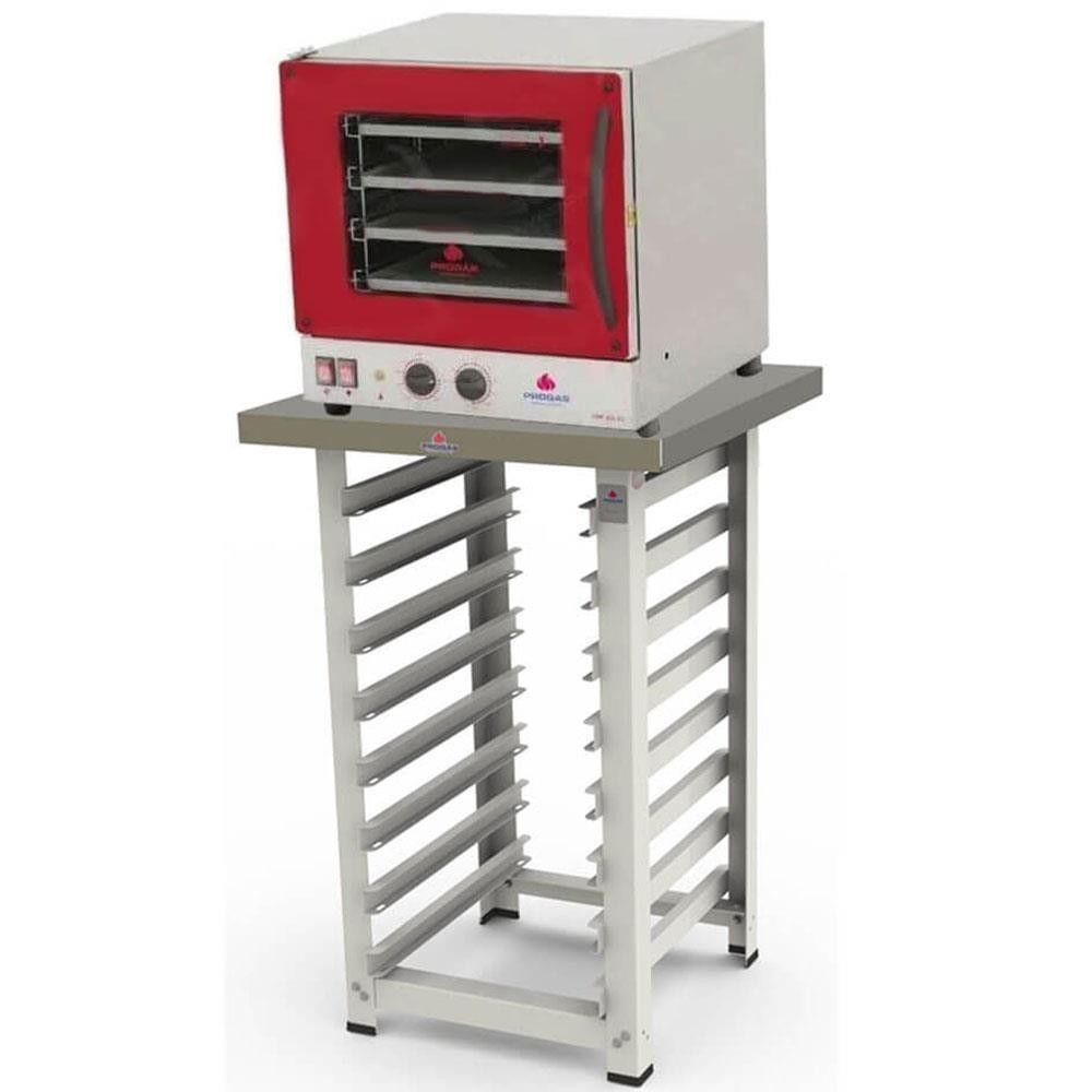 Kit Forno Elétrico Progás Turbo Fast Oven Vermelho 4 Esteira