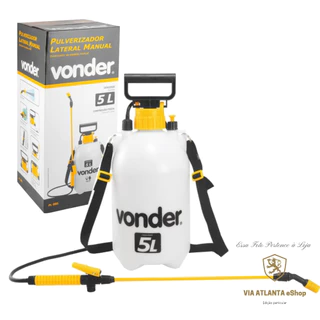 Pulverizador Jardinagem Profissional Lateral 5lt Original Borrifador Pressão Vonder