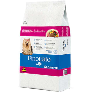 Ração Finotrato Life Sensitive de Cordeiro e Arroz para Raças Pequenas e Médias