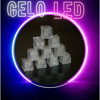 Cubos de gelo led com luzes Gelo luminoso 5/10/15/20 un