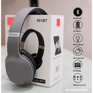 Fone de Ouvido Bluetooth Sem Fio Wireless 951BT iOS Android FM Radio MP3