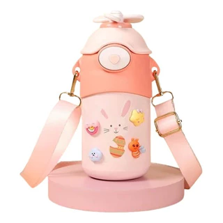 Garrafa Térmica Infantil Luxo Com Alça E Trava 500ml em Oferta na Shopee