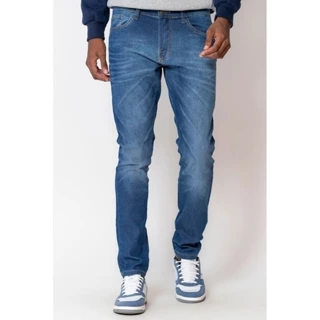 Calça Masculina Jeans Skinny Denver Polo Wear Jeans Médio