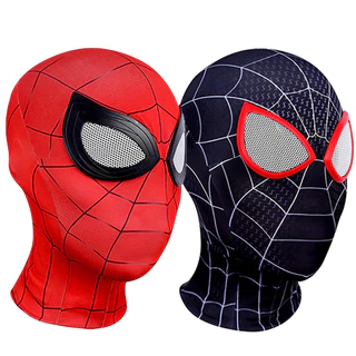 Máscaras Do Homem-Aranha Super-Herói Miles Morales Peter Parker Cosplay