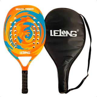 Raquete Beach Tennis Carbono Fibra Vidro Com Tratamento em Oferta na Shopee