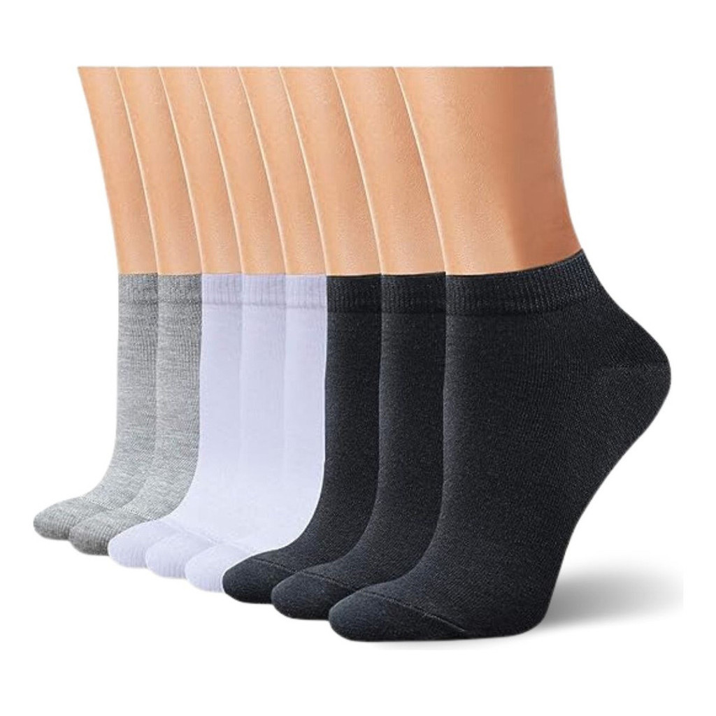 Kit 12 Meias Soquete Cano Curto Masculina E Feminina Unissex