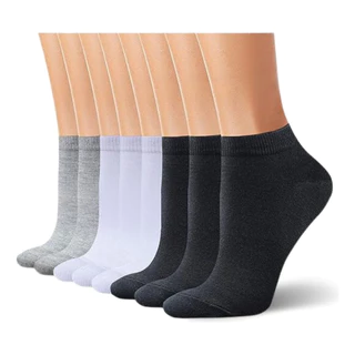 Kit 12 Meias Soquete Cano Curto Masculina E Feminina Unissex