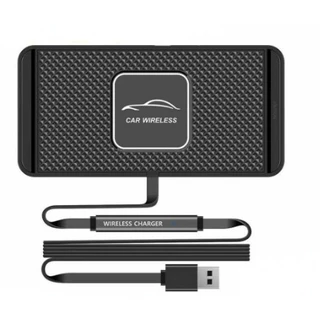 Carregador wireless Por Indução Ultra Rápido P/carro 15w Android Ios Iphone Carregamento sem fio