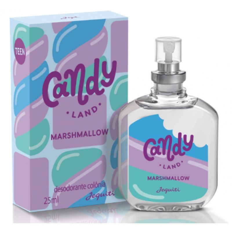 Jequiti Colônia Feminina Candy Land Marshmallow 25ml Shopee Brasil