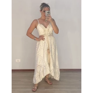 VESTIDO MIDI FEMININO ALÇA LASIE NAOMI