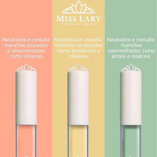 Corretivo Líquido Colorido - MISS LARY
