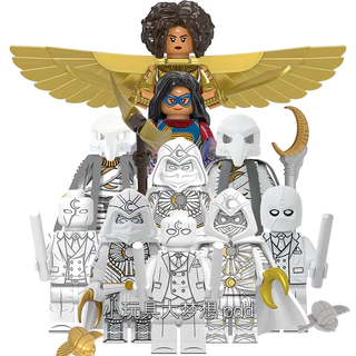 Melhor preço # Compatível com Lego KT1065 Moonlight Rider Man Moonlight Fusu Crescent Danger Marvel Superhero Blockbuster Toys