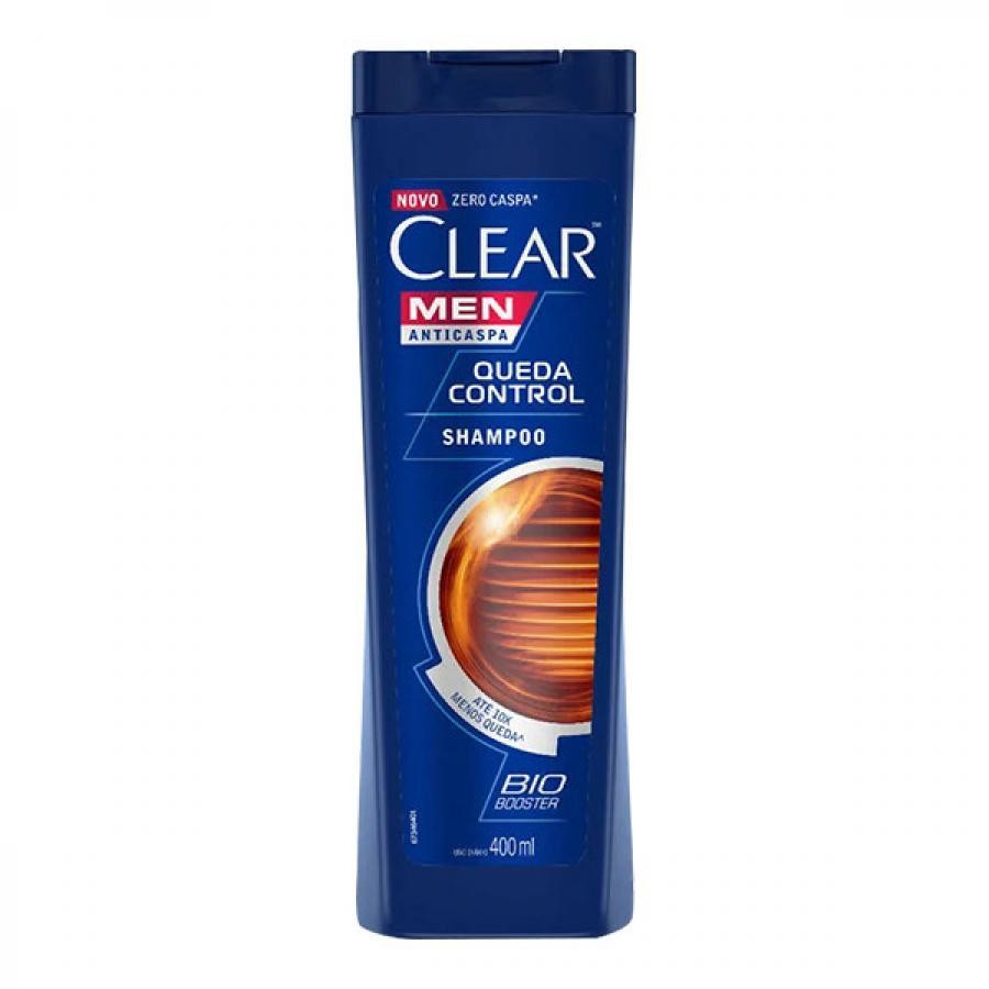 Shampoo Clear Men Anticaspa Queda Control 400Ml