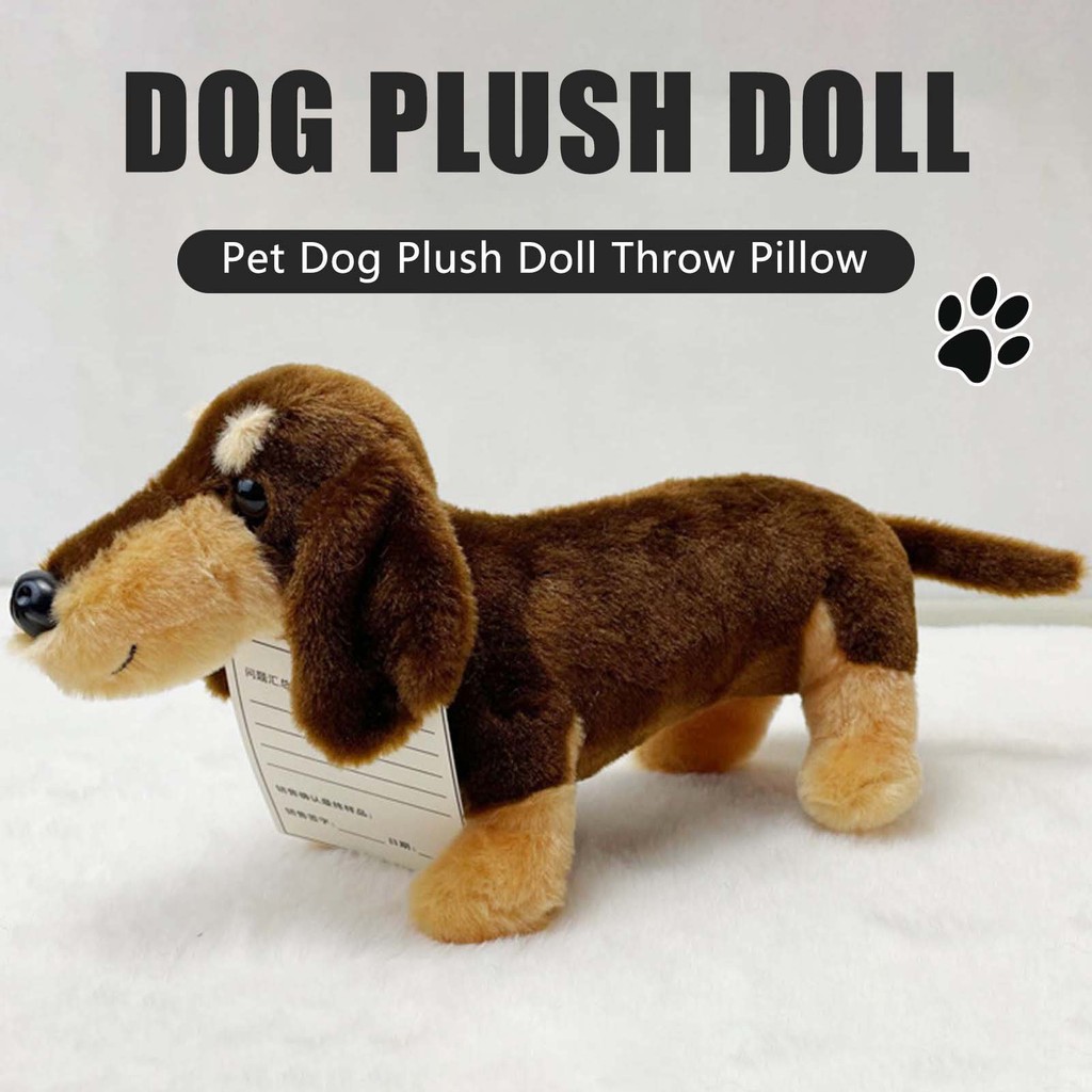 Bonito Salsicha Cão Brinquedo De Pelúcia Travesseiro Adorável Macio ...