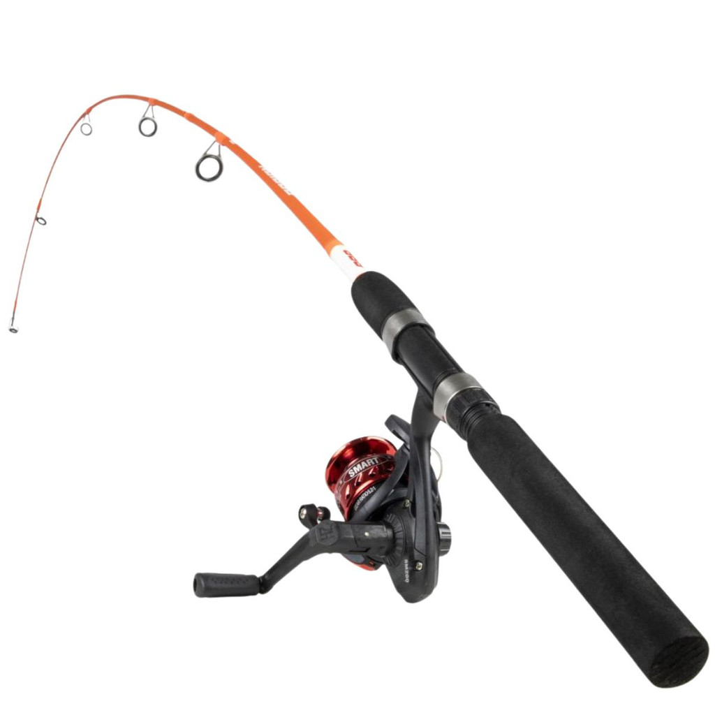 Kit Pesca UltraLight Molinete Smart 200 5.2:1 Vara Inteiriça