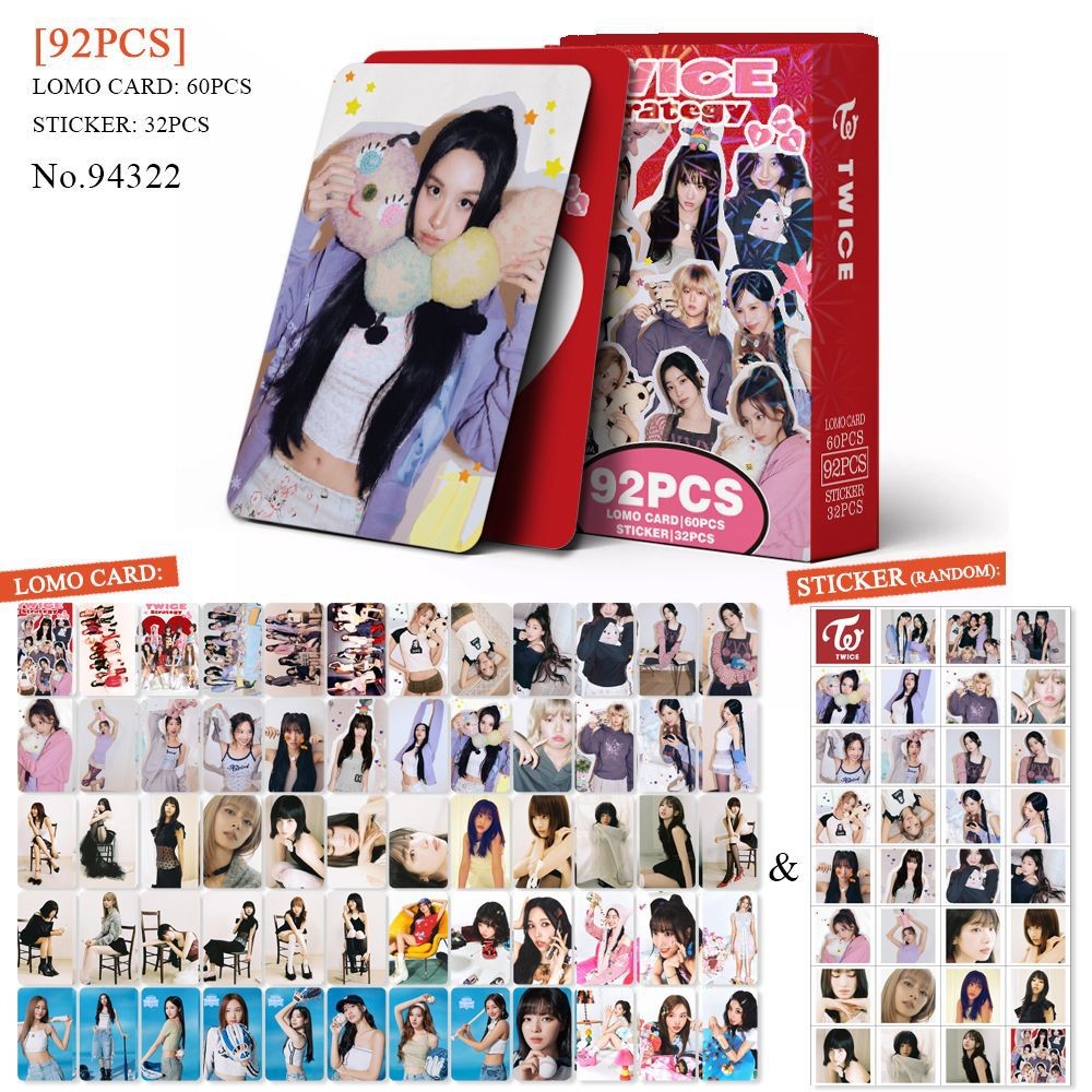 KPOP 92 Pçs/Caixa TWICE Photocard STRATEGY Mergulho 13o Mini Com