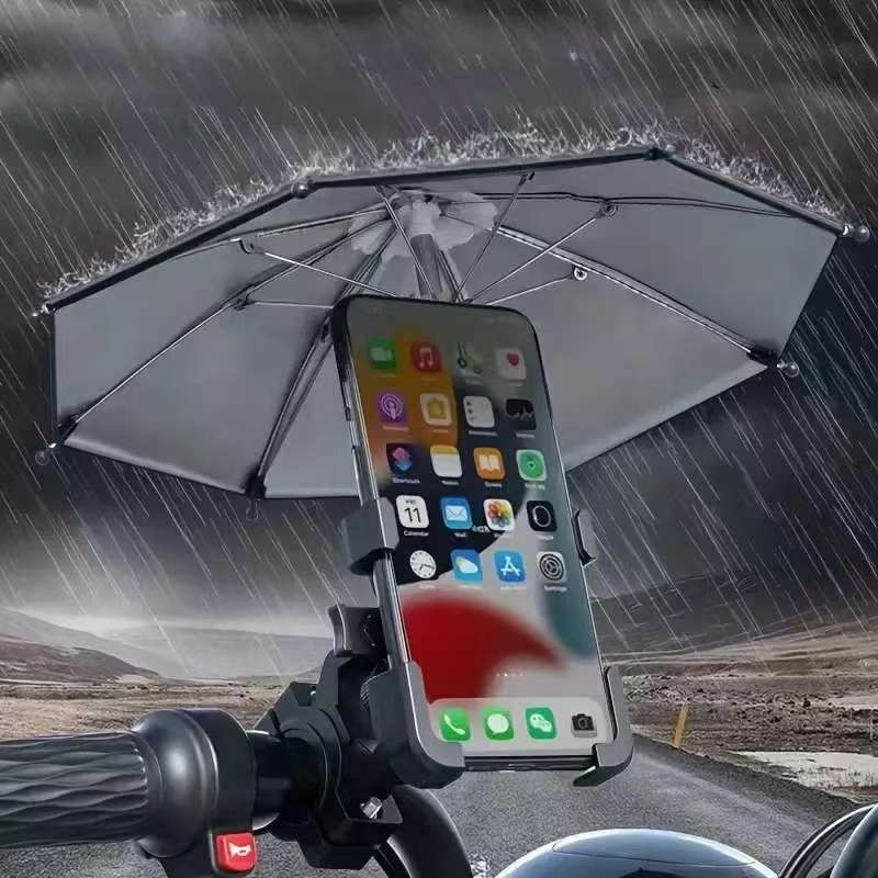 Mini protetor solar para celular, guarda-chuva UV para celular, anti ...