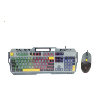 Kit Teclado E Mouse Gamer Rgb Abnt2
