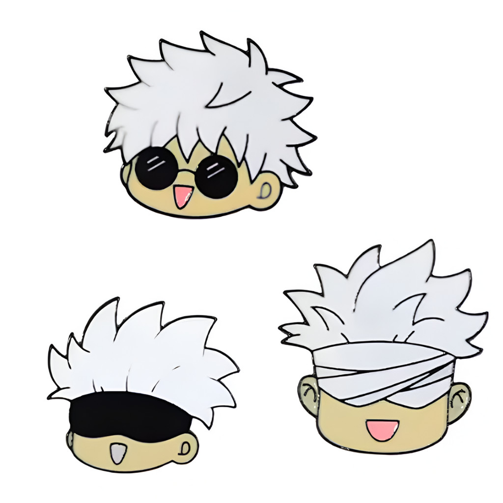 Pin Gojo Satoru Mini Jujutsu Kaisen Envio Unitário | Shopee Brasil