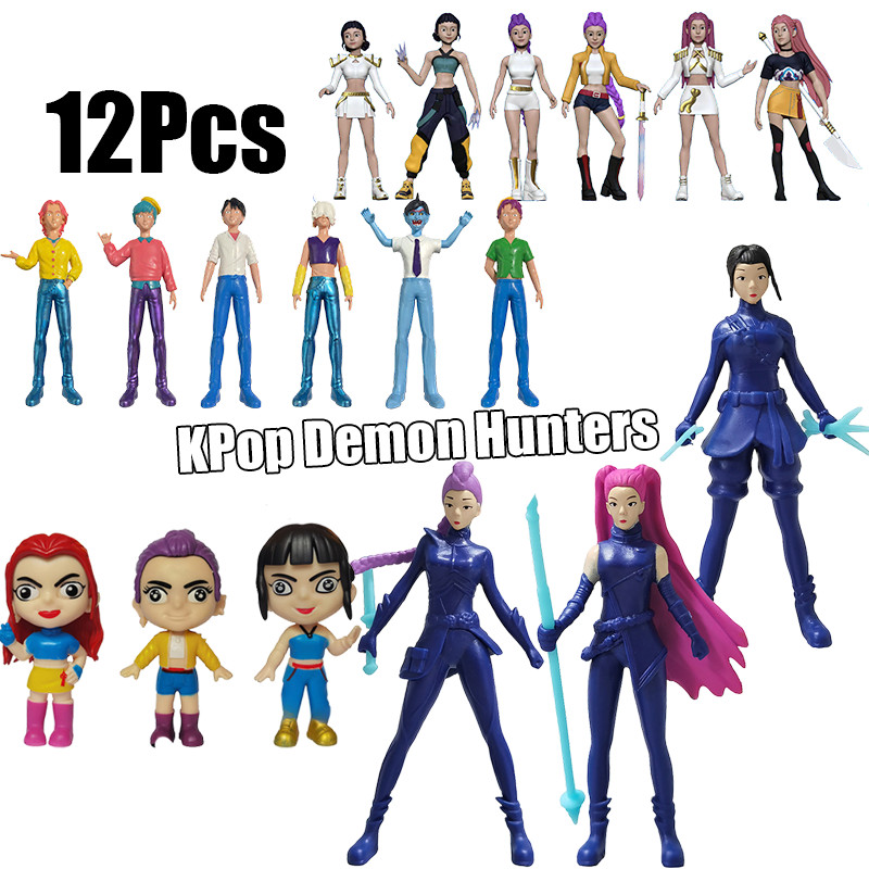 KPop Demon Hunters Toy Zoey Mira Rumi Conjunto De 6