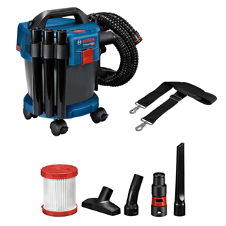 Aspirador de Pó Bosch GAS 18V-10 L a Bateria Premium 18V com Rodinhas Sem Fio