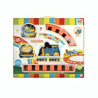 Pista Trenzinho Divertido Veículos Dmt6789 - Dm Toys