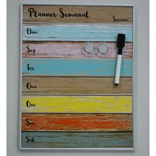 Lousa de Planejamento Semanal MAG 11x14CM em Oferta na Shopee