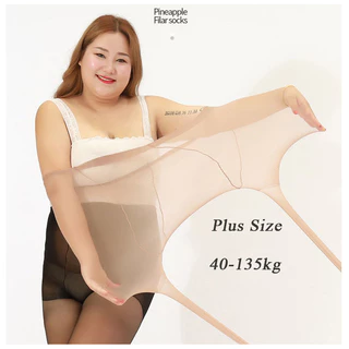 Hope Plus Tamanho Mulher Meias-Calças De Nylon Sexy Ladies Tear Resistente Ao Rasgo Elásticas Respiráveis Cintura Alta Proteção Solar Feminina Vestuário Feminino