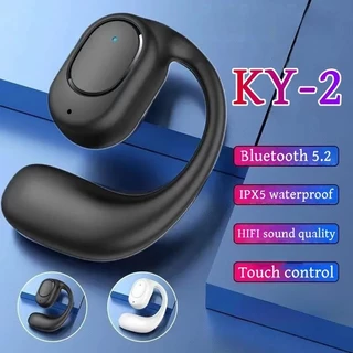 TWS KY-2 Fone De Ouvido Bluetooth Sem Fio Tipo Orelha Única Esportes HD Confortáveis