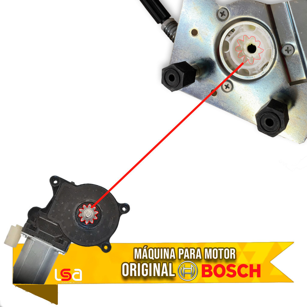 Maquina de Vidro Eletrico Motor Original Fox Spacefox Crossfox