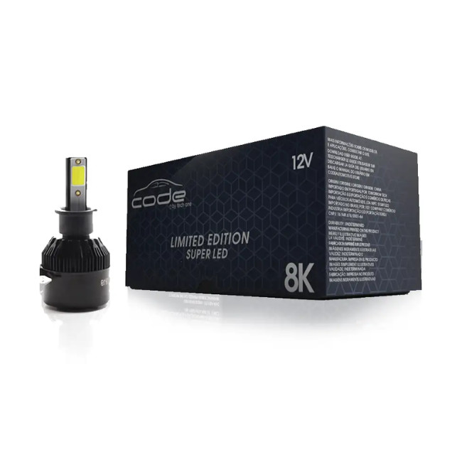 Super LED Limited Edition Code 8000K 12V | Shopee Brasil