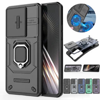 Para Xiaomi Poco X6 Pro F6 F5 M6 C65 5G 4G Caixa De Proteção Da Armadura Anel Do Suporte Magnético