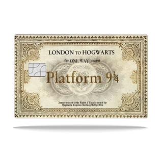 1 Un Pelicula Adesiva Cartão Crédito Debito Harry Potter 1 Und.