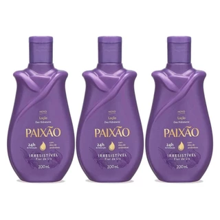 Kit 3 Und Hidratante Desodorante Paixão Irresistível 200ml em Oferta na Shopee