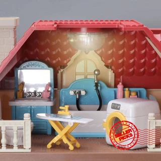 Sylvanian Families Toy House Girls Play Simulation Furniture 1/12 Brinquedos Miniatura K6j2