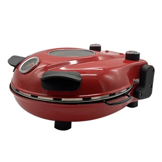 Forno Elétrico Pizza Davvero Labravia Importado Itália Rápido Pedra Antiaderente Vermelho 127V
