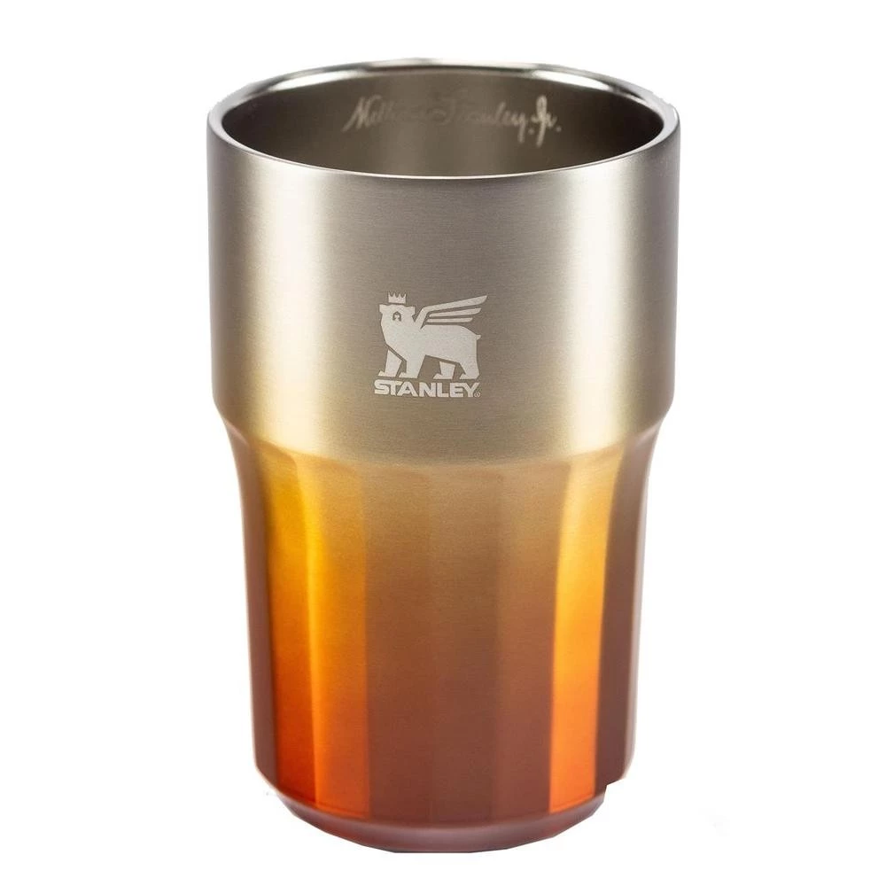 Copo Stanley Térmico Happy Hour Tumbler Amber Haze 384ML - Original com Garantia Vitalícia