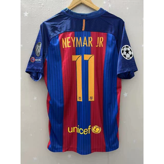 2016-2017 Retro MESSI NEYMAR JR Personalização de camisas de alta qualidade