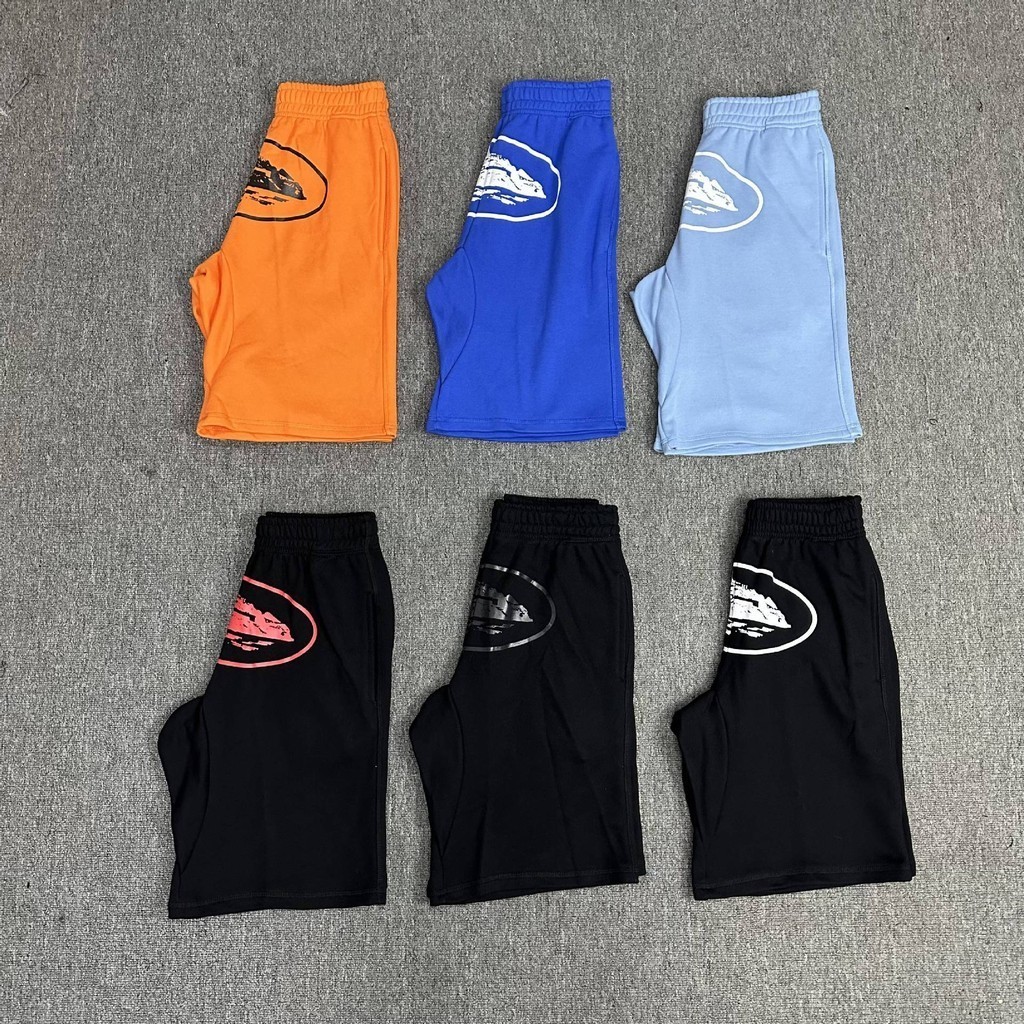 Corteiz Printed Loose Shorts Baby Boy and Girl Summer Hip Hop High Street Sports Shorts