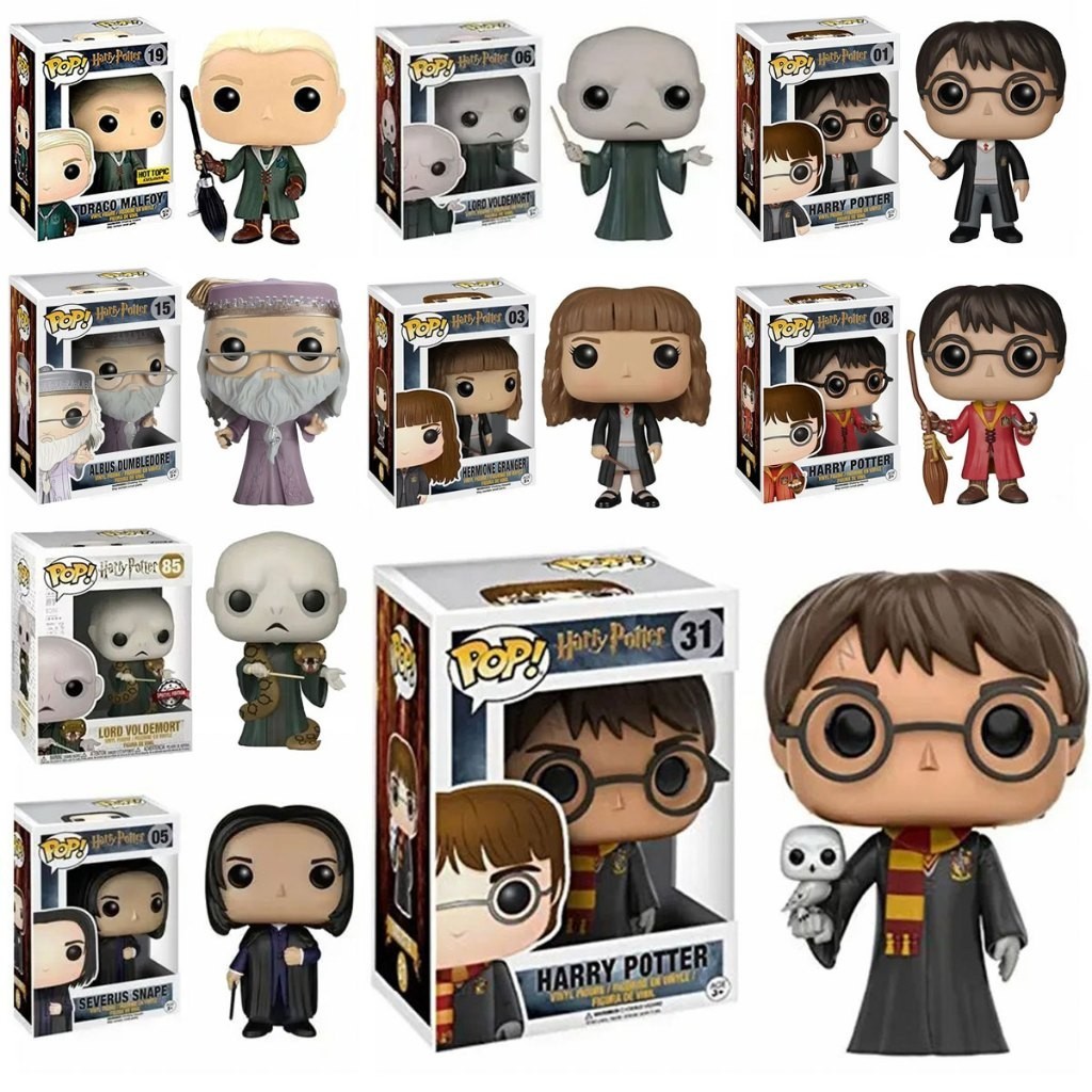 Funko Pop Harry Potter / Lunagood / Lord Voldemort Quidditch - Brinquedos De Vinil Modelo Figura De Ação