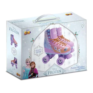 PATINS FROZEN 04 RODAS TAMANHO 33/34 F0165-6 - FUN